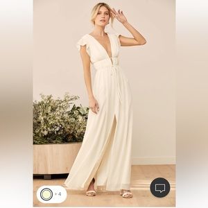 Lulus I’m All Yours Ruffled Maxi Dress